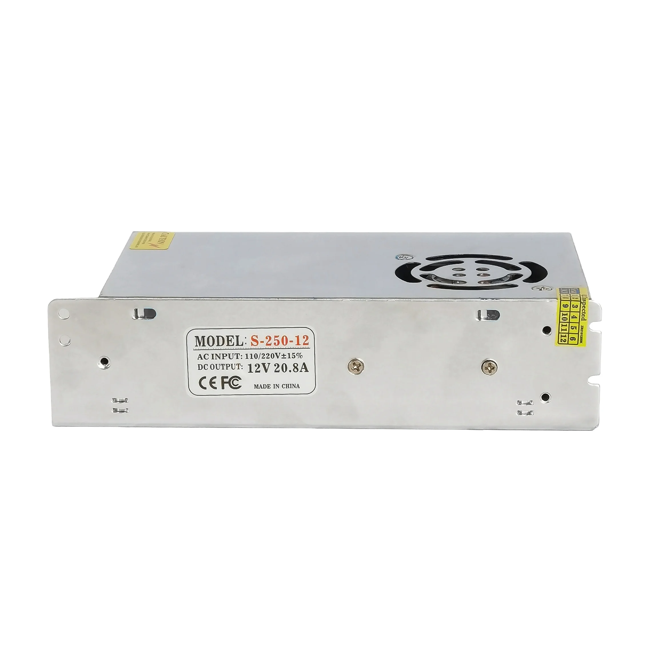 250W 12V 20.8A industrial smps AC to DC switching power supply