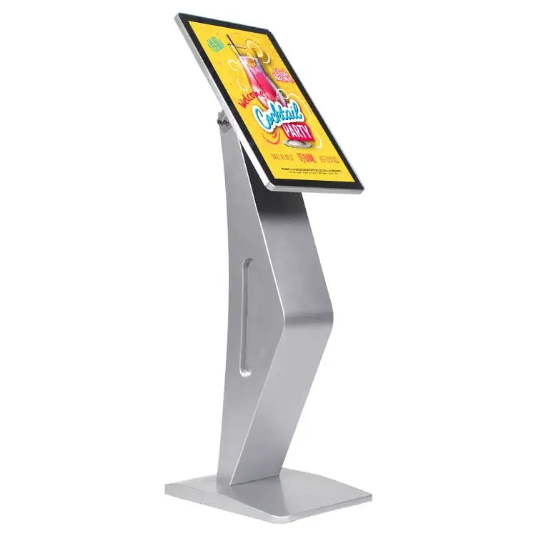 Digital information signage advertising display video screen LCD interactive touch self service kiosk