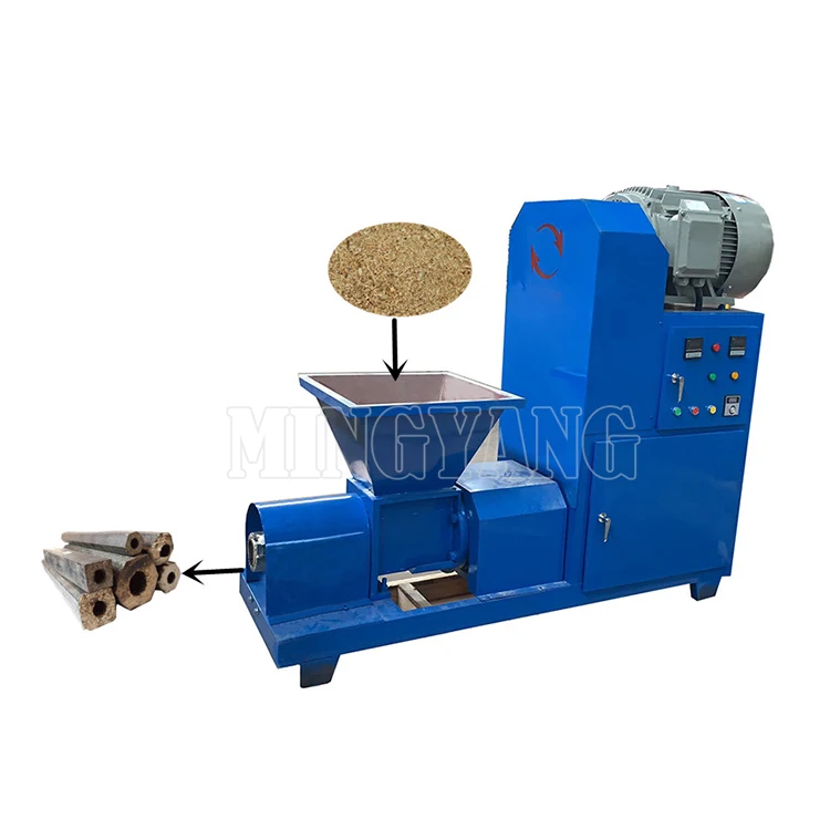 Charcoal Bricket Making Machine And Sawdust Briquette Machine For Coffee Plants
