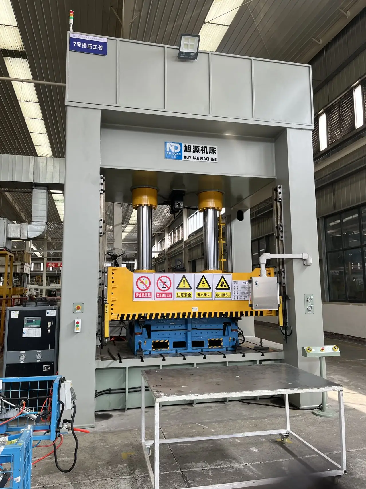 h frame hydraulic press 200t and two-beam hydraulic press 100t servo automatic 300 500 800 ton hydraulic press from NEI DUAN