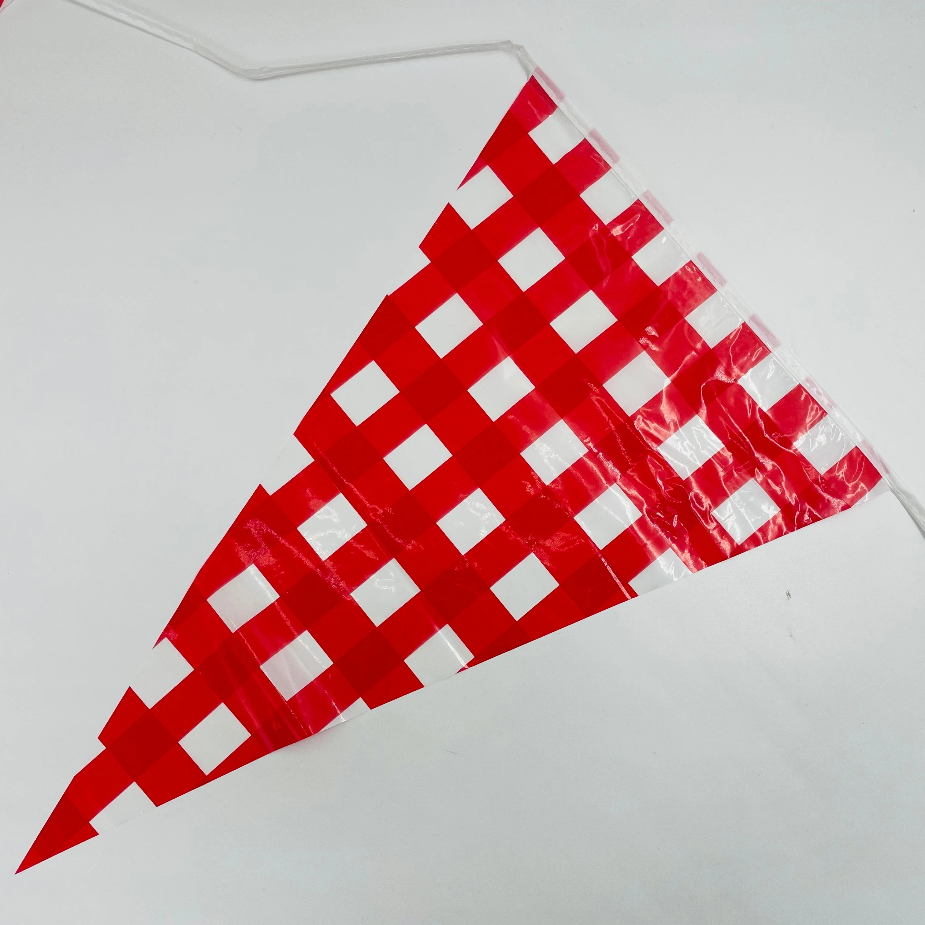 Red square bunting flag