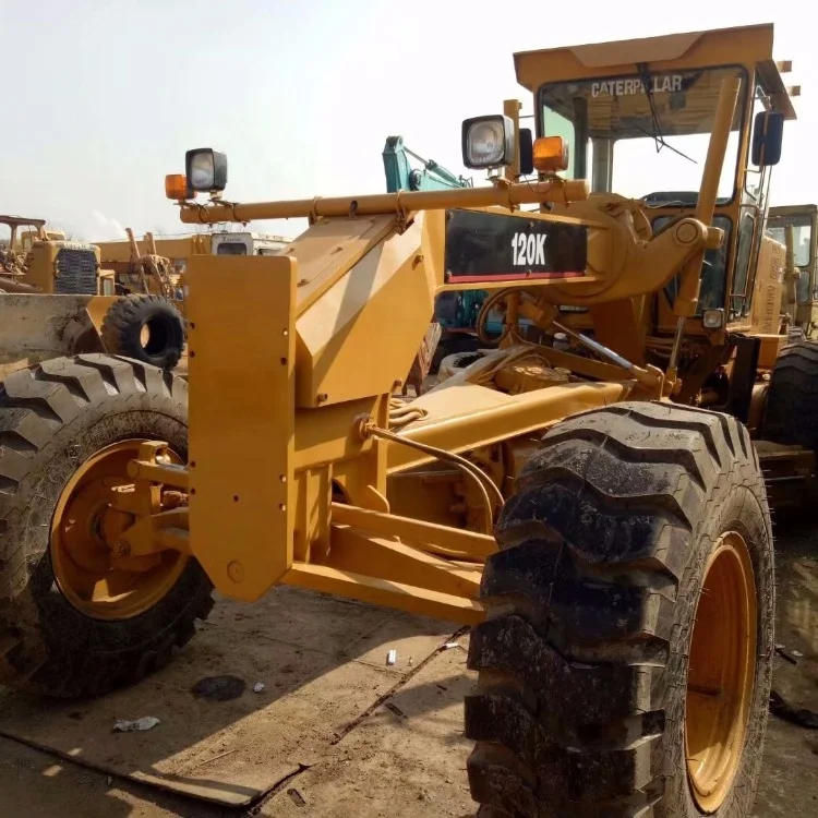 Used cat 120K Motor Grader, caterpillar 120K motor grader for sale, cat motor grader 120K from Japan