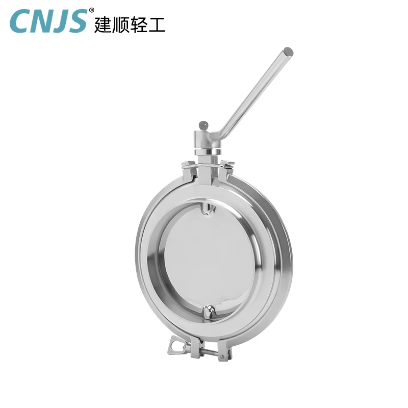 304 Stainless Steel Powder Valve Quick Assembly Welding Large Diameter Clamp Type Powder Valve