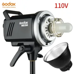 MS200 200W or MS300 300W 2.4G Built-in Wireless Receiver Light weight Compact and Durable Bowens Mount Studio Flash light