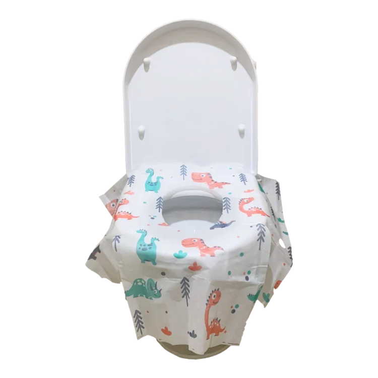 Portable Toilet Seat Cover Paper Waterproof Cartoon Disposable Baby Toilet Seat Cover