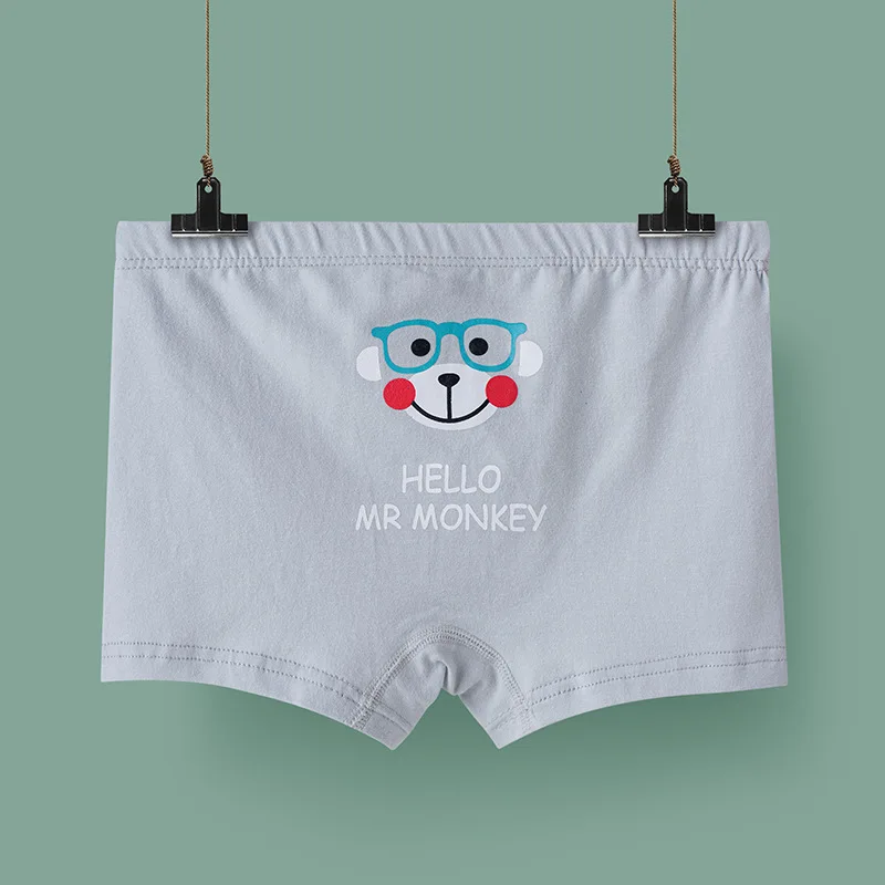 
Hotsale 4-12 Years Cute Printing High Quality Pure Cotton Boy Kids Underwear 