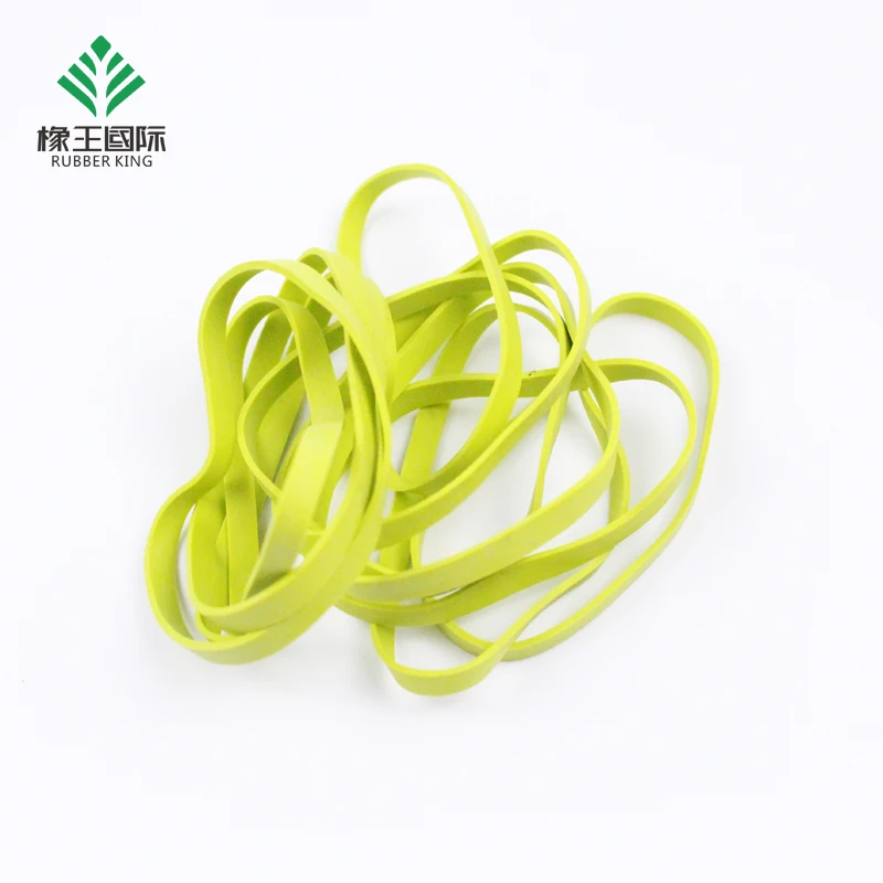 China products manufacturers High quality factory direct sales free samples latex green  round for any purposes rubber band