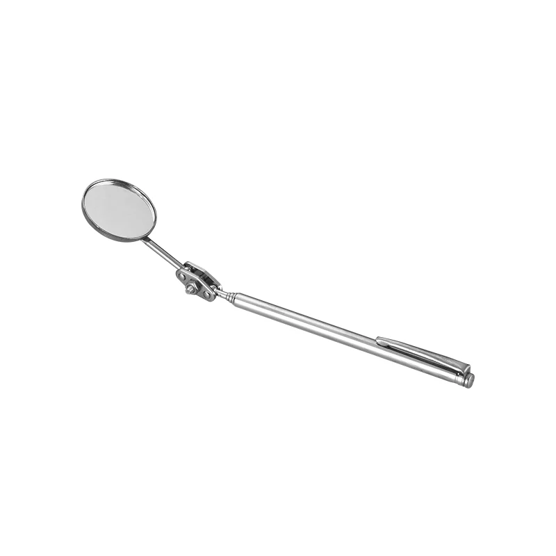 Telescopic inspection mirror tool for inspection and viewing of small vehicle parts Machine tool inspection