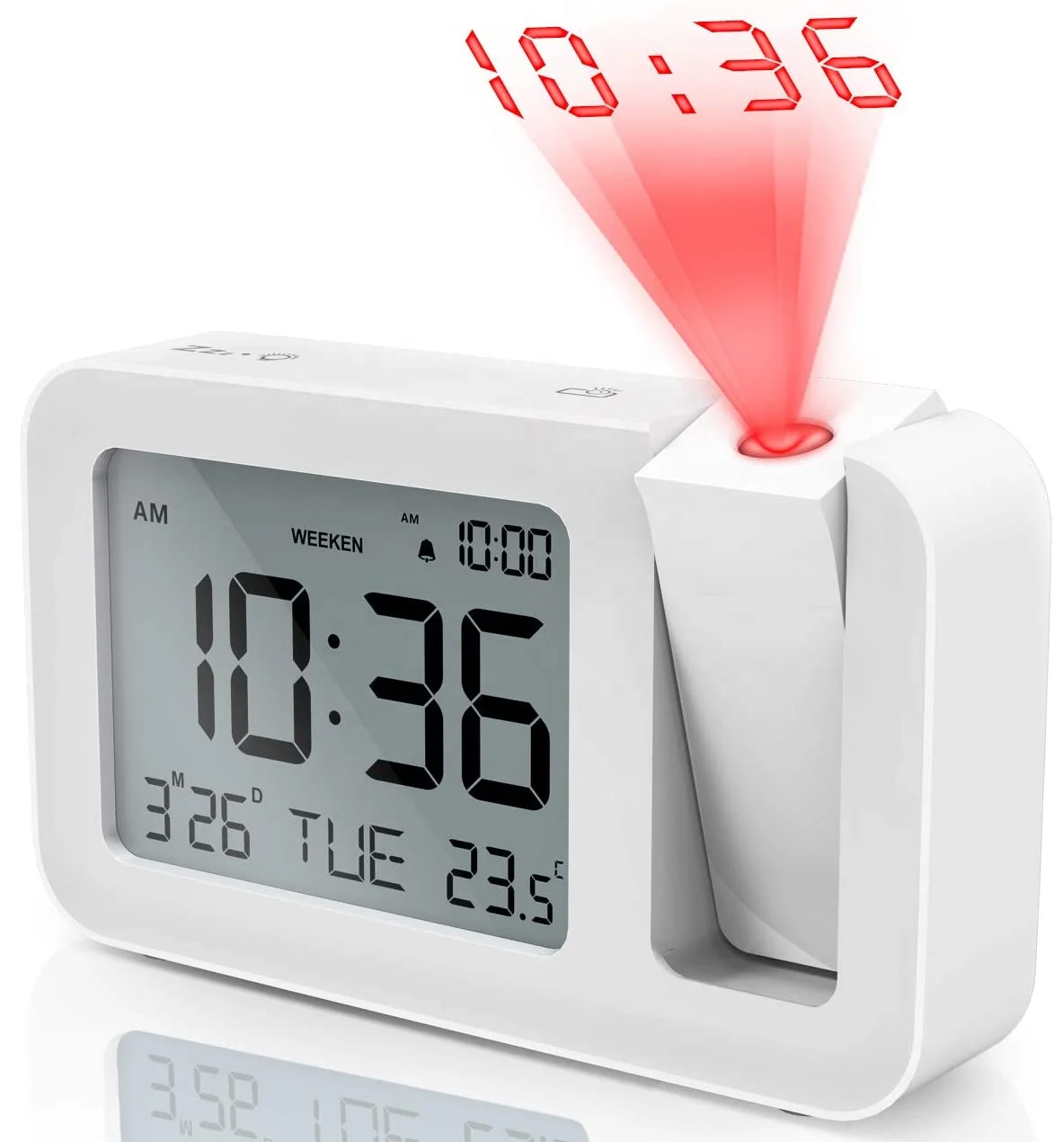 table projection alarm clock digital clock with 180 meteoro projection alarm clock