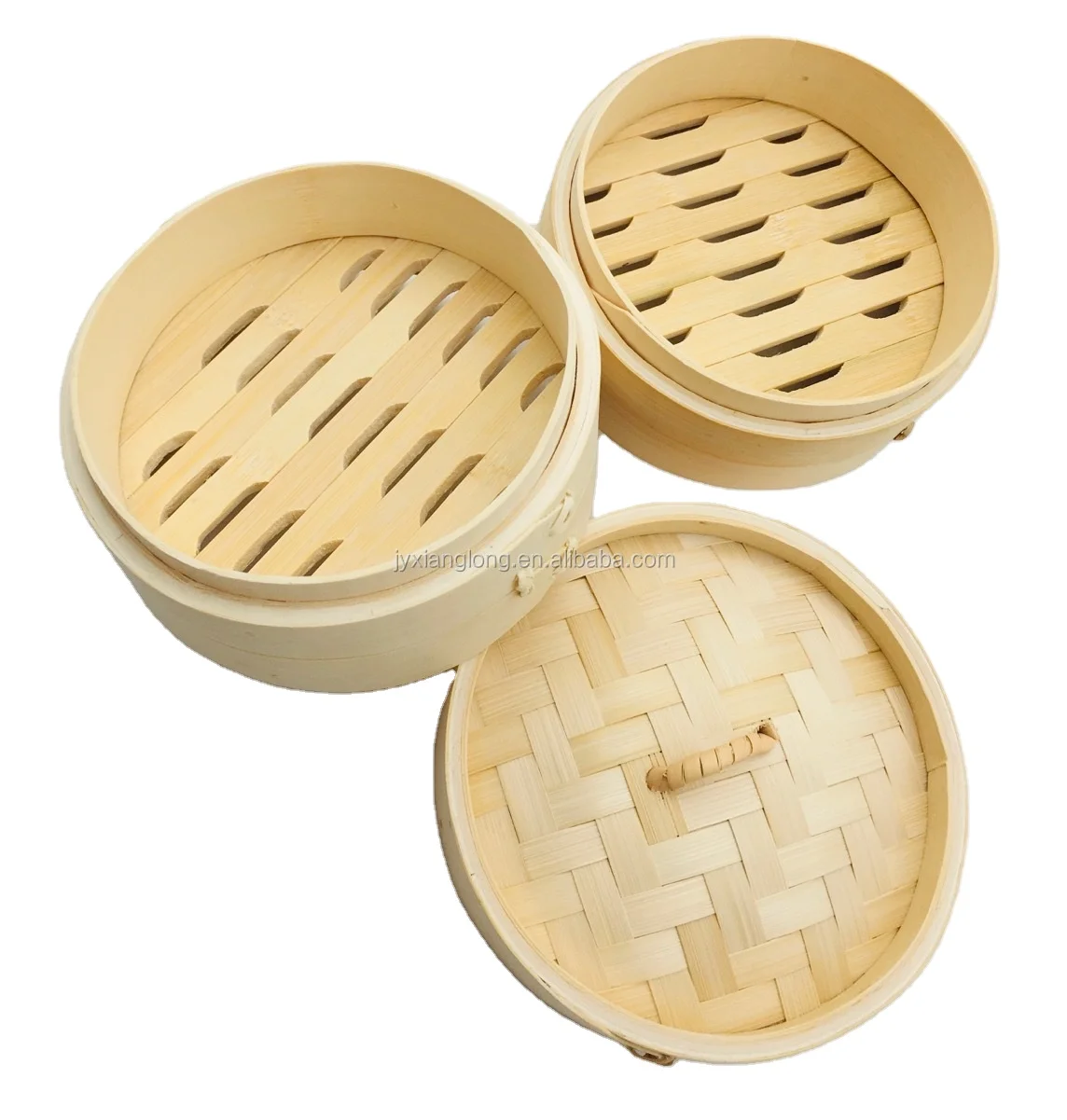 reusable Double Tier Bamboo Steamer
