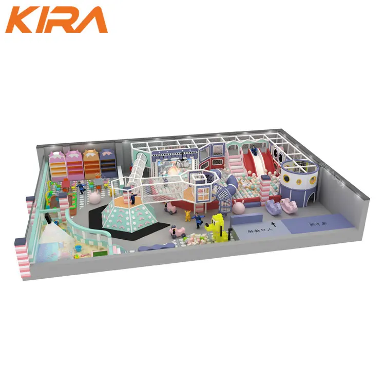 Children Commercial Playground Slide Amusement Soft Play Indoor Playground For Home