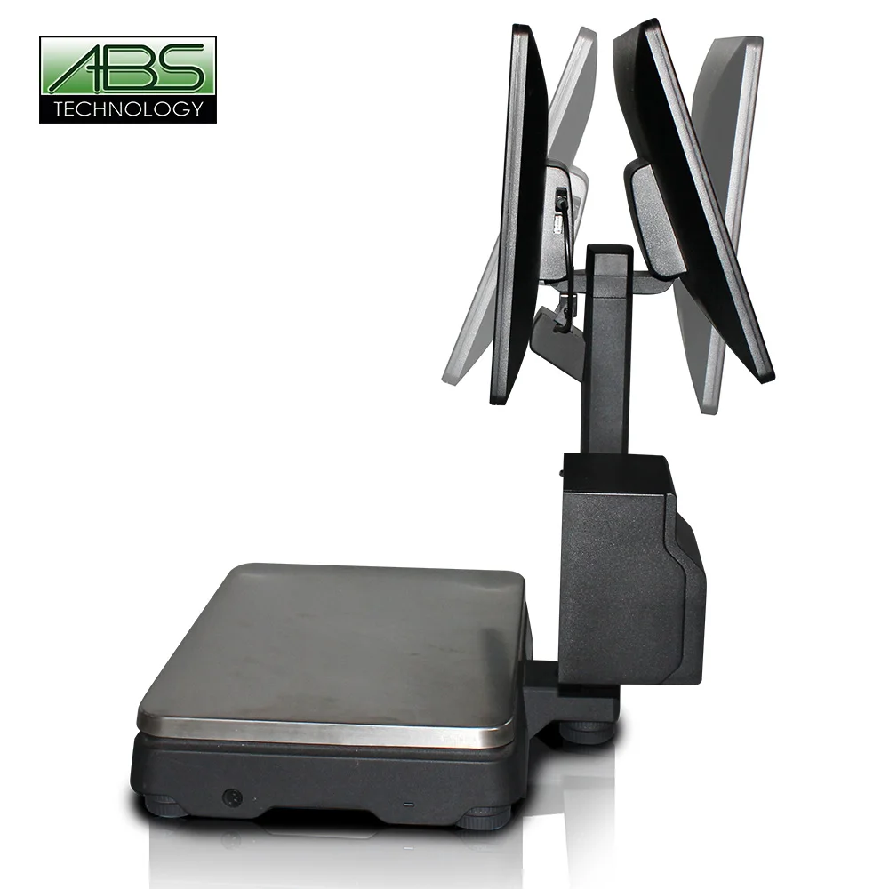 All-In-One POS Electronic Scale for Cashier Windows 10 Weight Machine with Weigh Scale Cash Register POS
