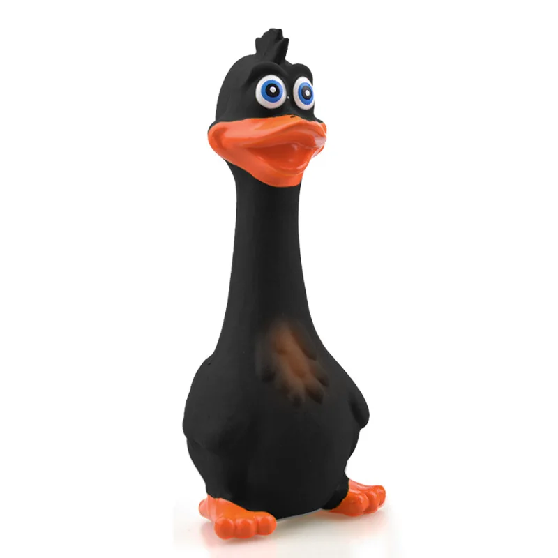 Pet training assorted colors large dog toy chicken with squeaker