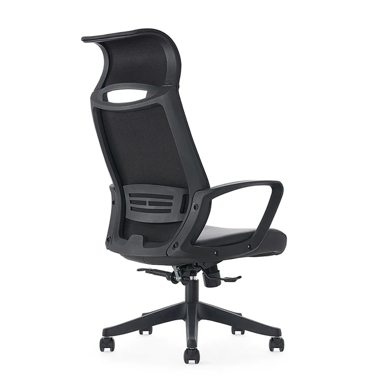 Widely Used Superior Quality New Free Locked Mechanism Nylon Base Grey Pu Castorspare Office Chair
