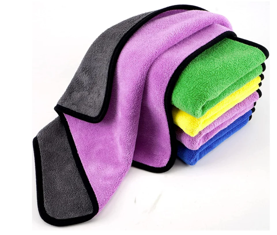 High plush Coral Fleece Towels High Absorptive Capacity Soft Car Drying Towel Wash cloth