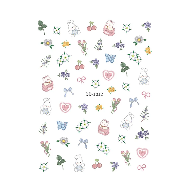 Yitong DD Series 1012-1016 Nail Art Shop Supplies Nail Beauty bar Nail Stickers for Gel Polish Stickers