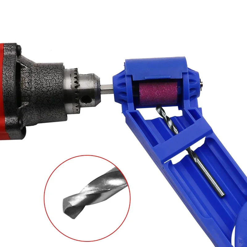 Portable Corundum Grinding Wheel Drill Bit Sharpener Power Tool 2-12.5mm Nail Drill Bits Sharpener Afilador De Brocas Portatil