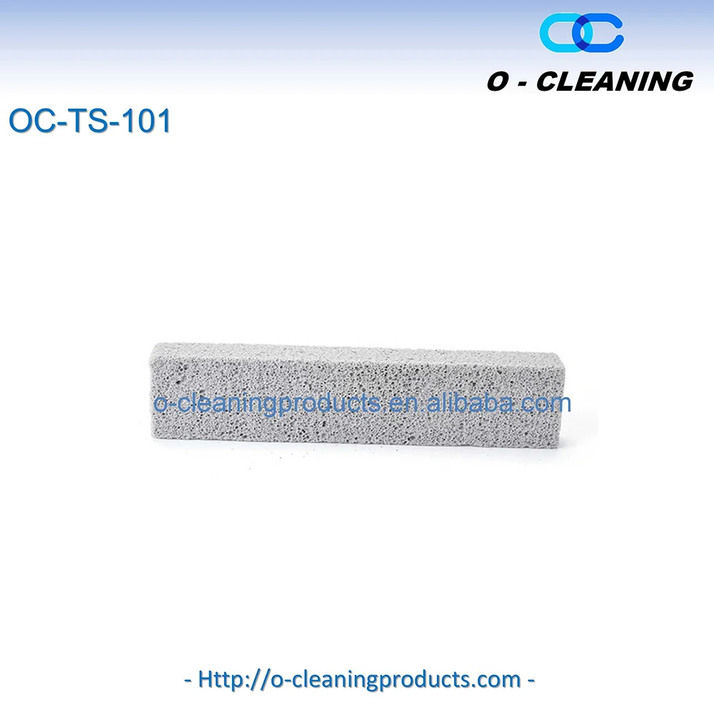 O-Cleaning High Density Pumice Stone,No-Scratch Scouring Pad Scrubbing Stick,Bathtub/Sink/Toilet Cleaner,Lime/Rust/Ring Remover