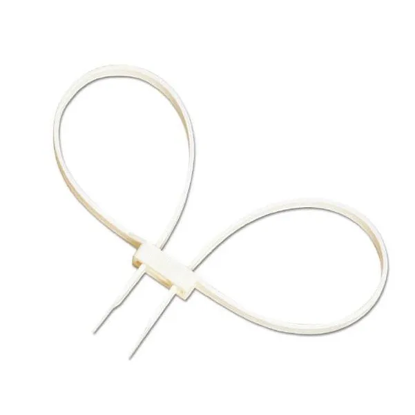 Одноразовые нейлоновые наручники с двойной петлей пластиковые защитой от