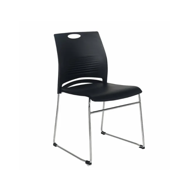 Factory Price Stackable Plastic Chair Conference Room Chairs Stacking Back