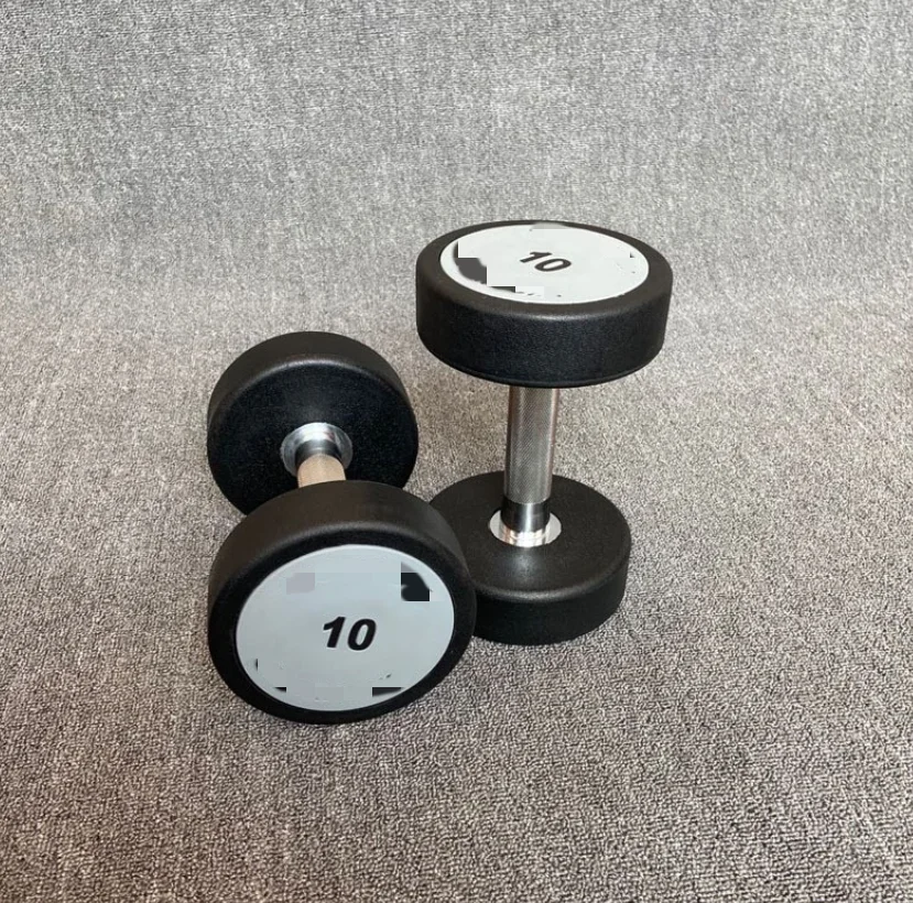Commercial Best Urethane dumbbell set custom logo  pu dumbbells  for Gym