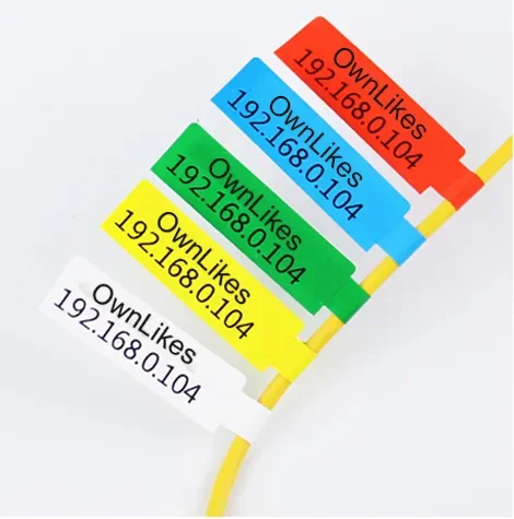 Premium Wire Labels Waterproof Self-Adhesive Cable Labels Tags Support Handwriting for Cable Wire Management