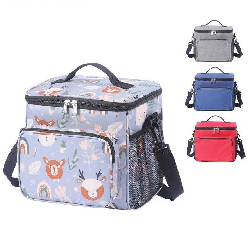 Nurse lunch bag double layer student cheap price in stock ice pack beer pizza cool box