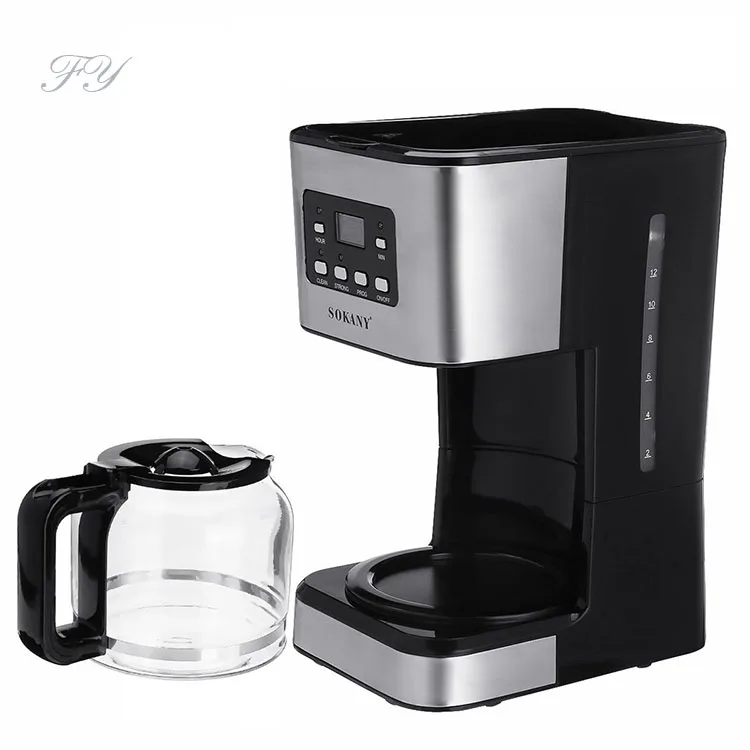EU spot wholesale Coffee machine with grinder 950w electric American drip coffee machine bean to cup coffee makers
