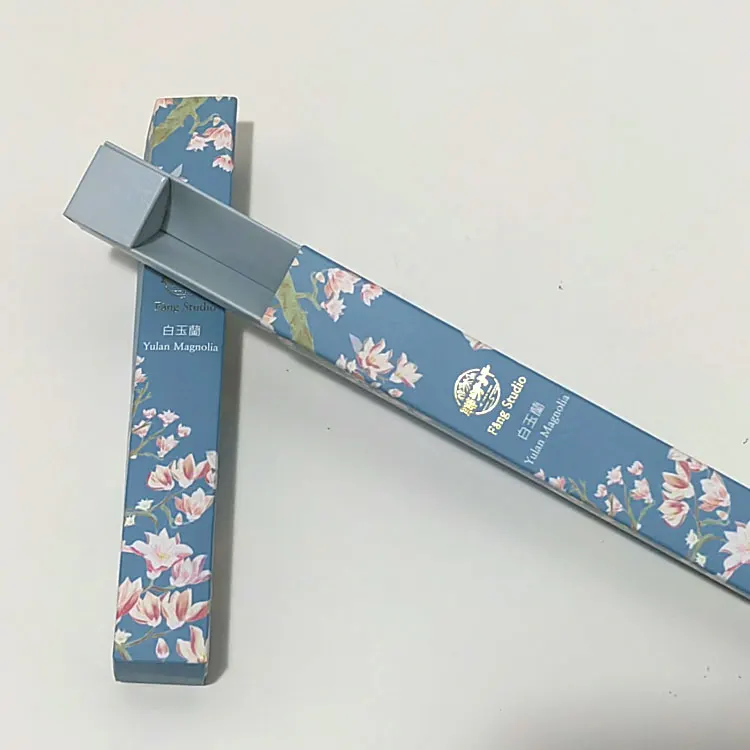 custom small drawer boxes for thin long incense stick drawer packaging box