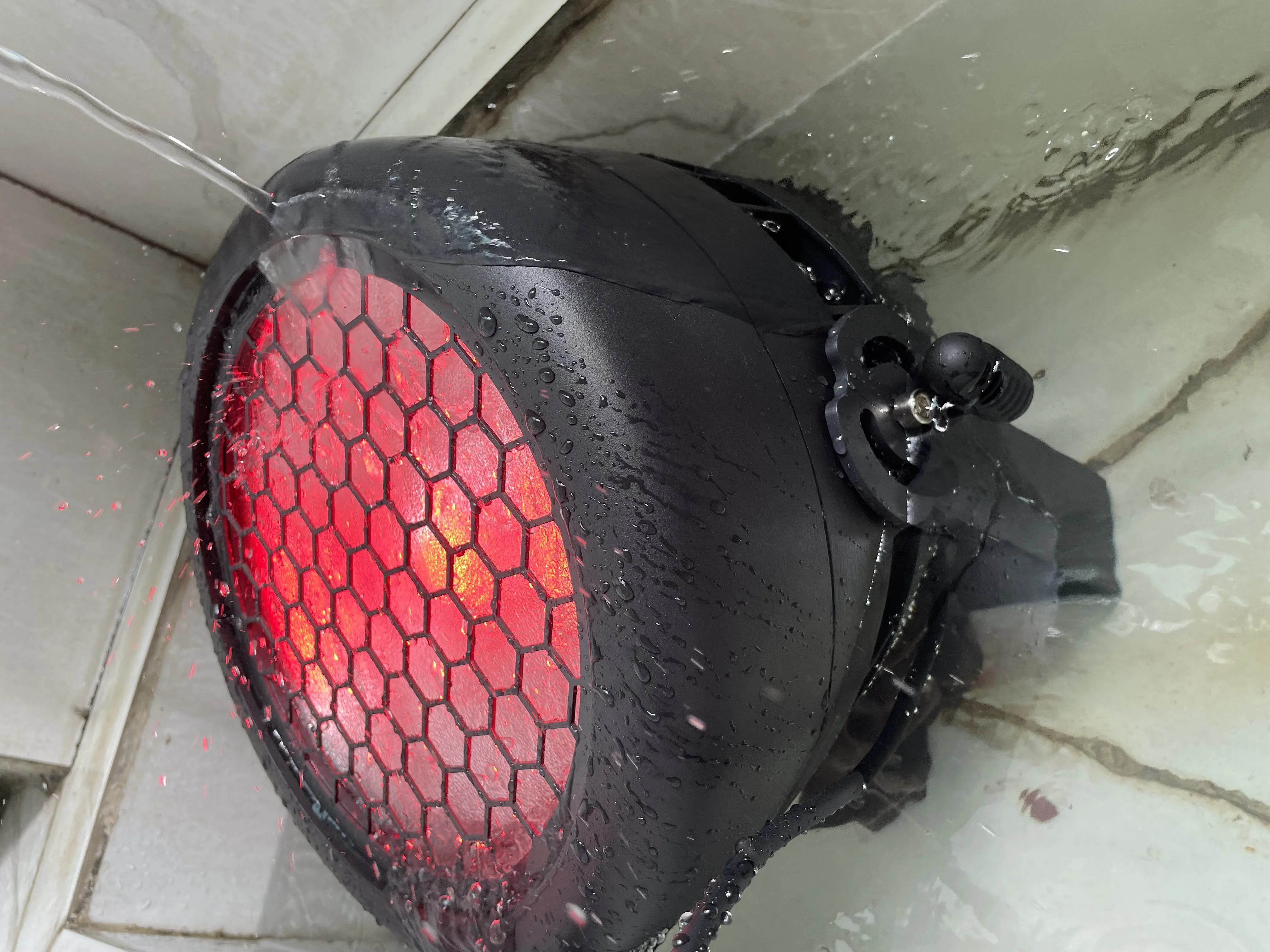 Rgba Led Outdoor Par Can Light 3In1 Wash Blinder Dmx Waterproof Stage Tv Show Light