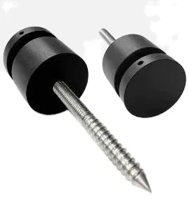 stainless steel standoff pin 316 glass spacer mirror surface high quality