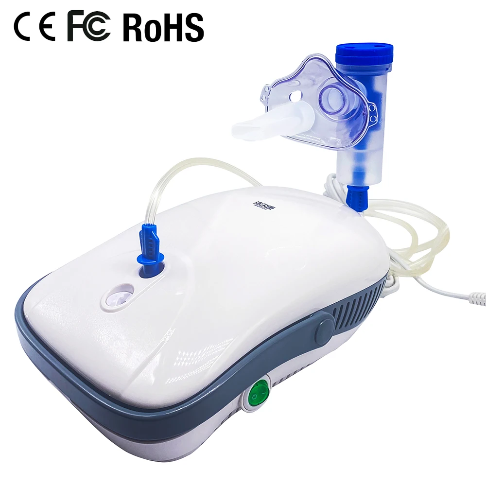 
Factory price CE ISO Atomizer Portable Machine Mesh Compressor Medical Disposable Nebulizer With Mouth Piece 
