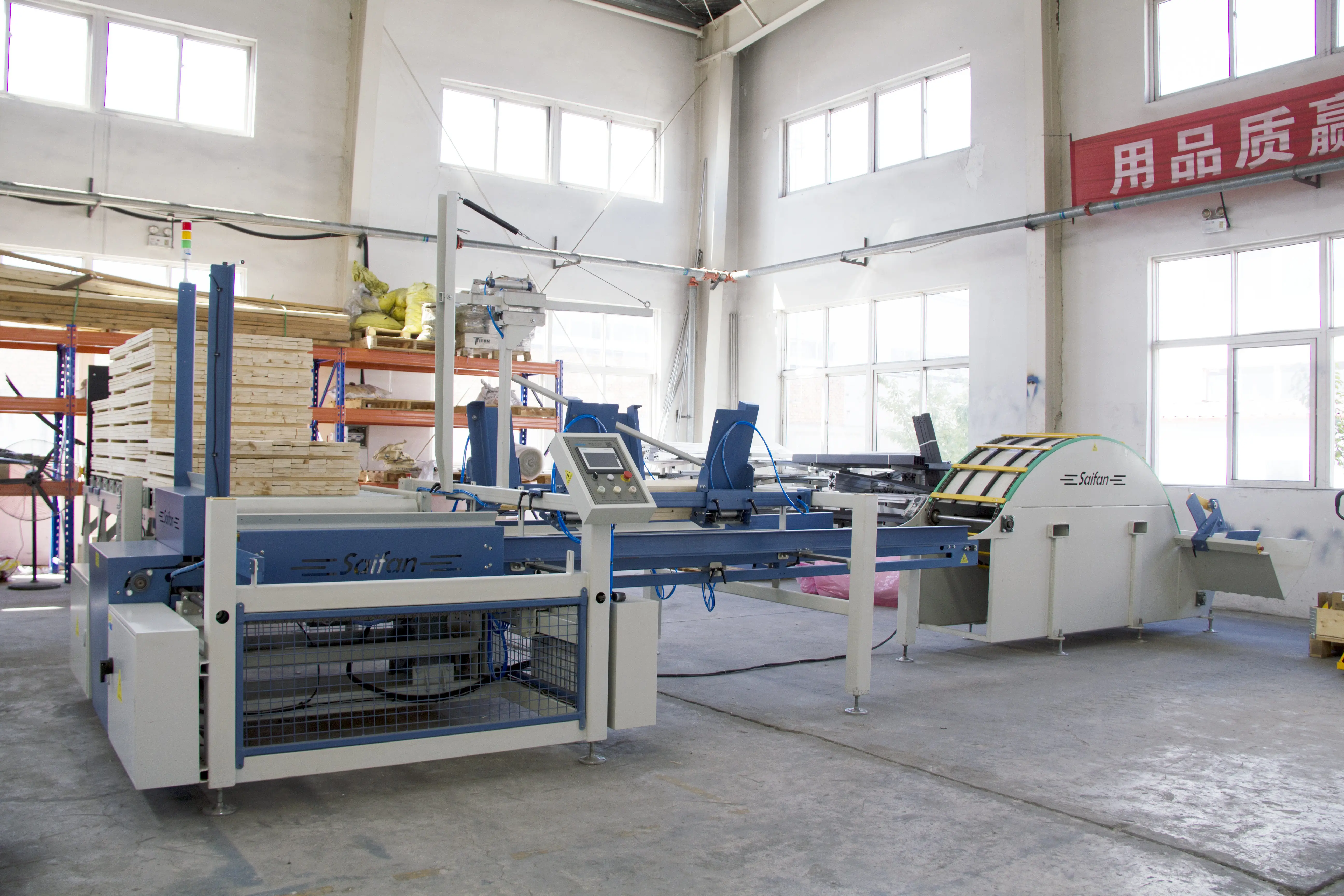 Saifan SF8010 Automatic Wood Timber Stacker Machine