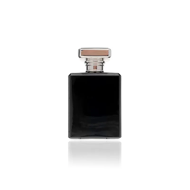 Luxury 15 Bayonet Flat Square Glass Perfume Bottle Transparent Spray Bottle Spot 30Ml 50Ml Cosmetic Bag Empty Bottle