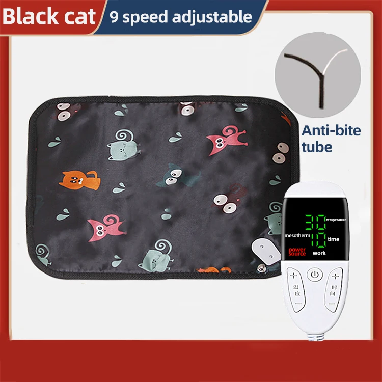 Winter Warm Dog Cat Electric Blanket Waterproof Safe Pet Bed Adjustable Heating Sleeping Cat Mat