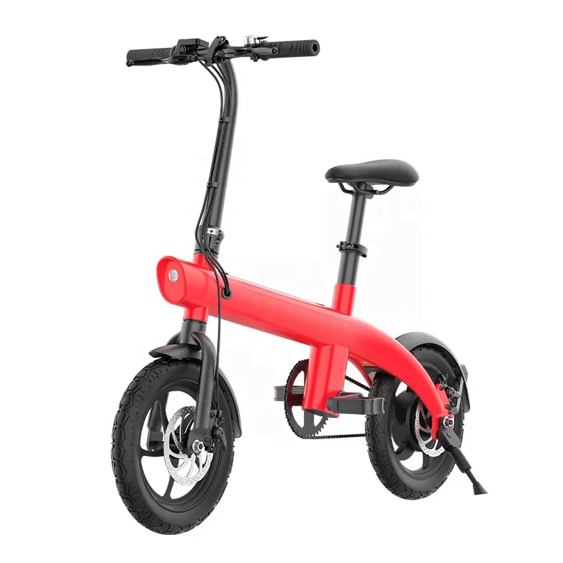 Wholesale New Product Folding E-bike 14 Inch Fat Tire E Bike 36v 250w Electric Bike Bicycle