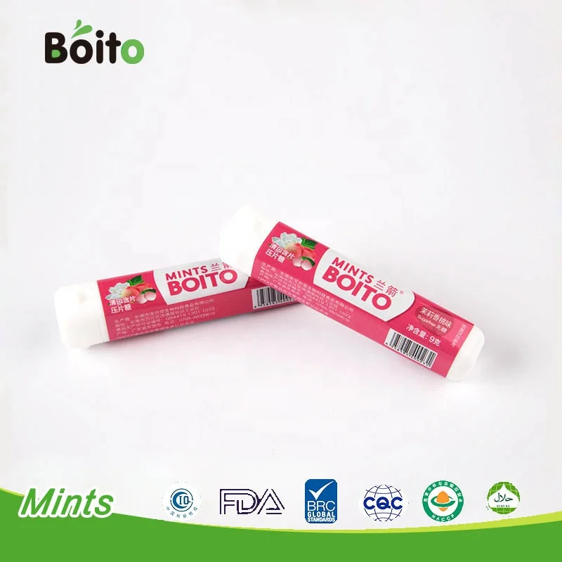 New arrival jasmine peach flavor ball hard candy chinese white chrysanthemum tablet candy