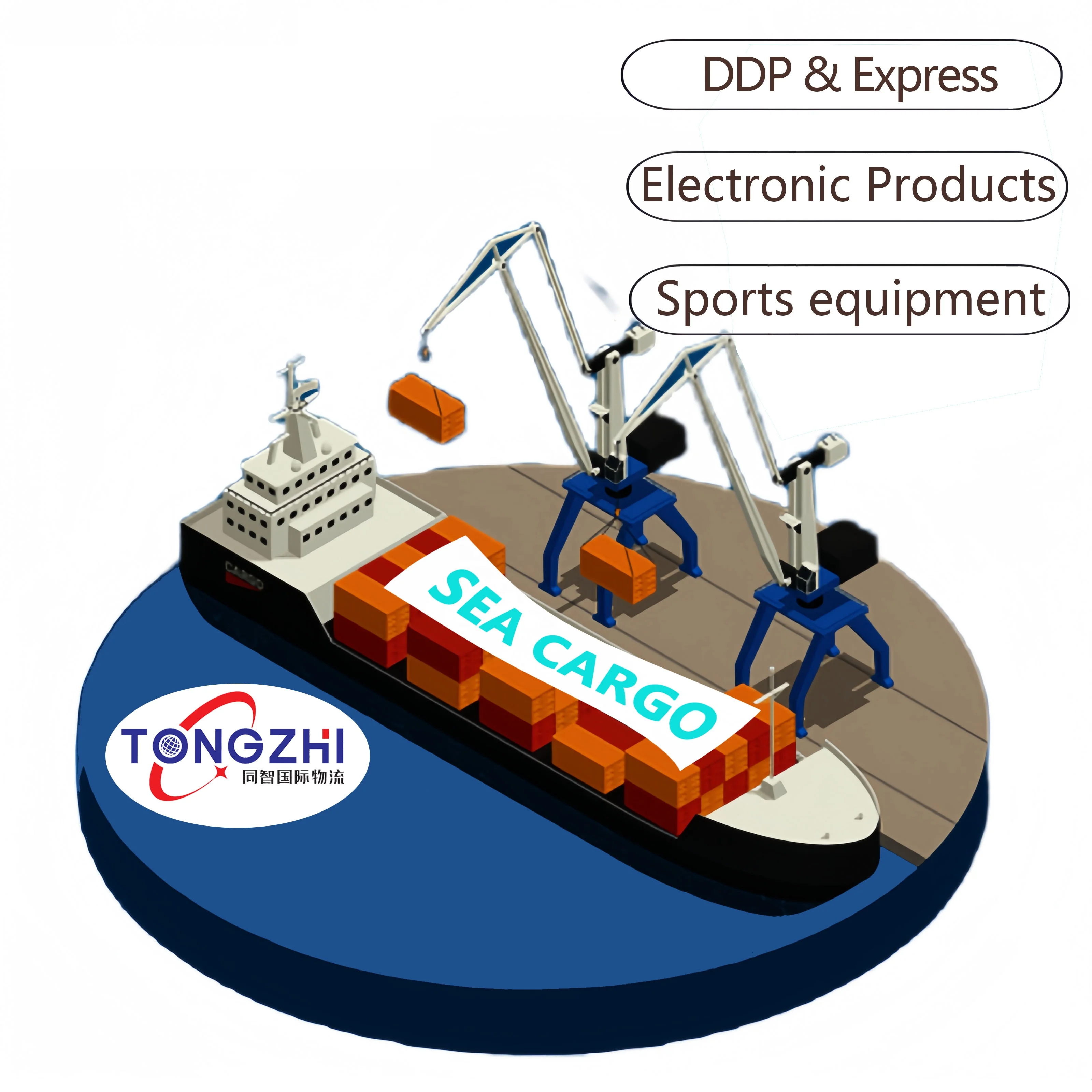 Electronic Products and Sports equipment Professional Sea Shipping Freight Forwarding From China to Malaysia DDP door to door