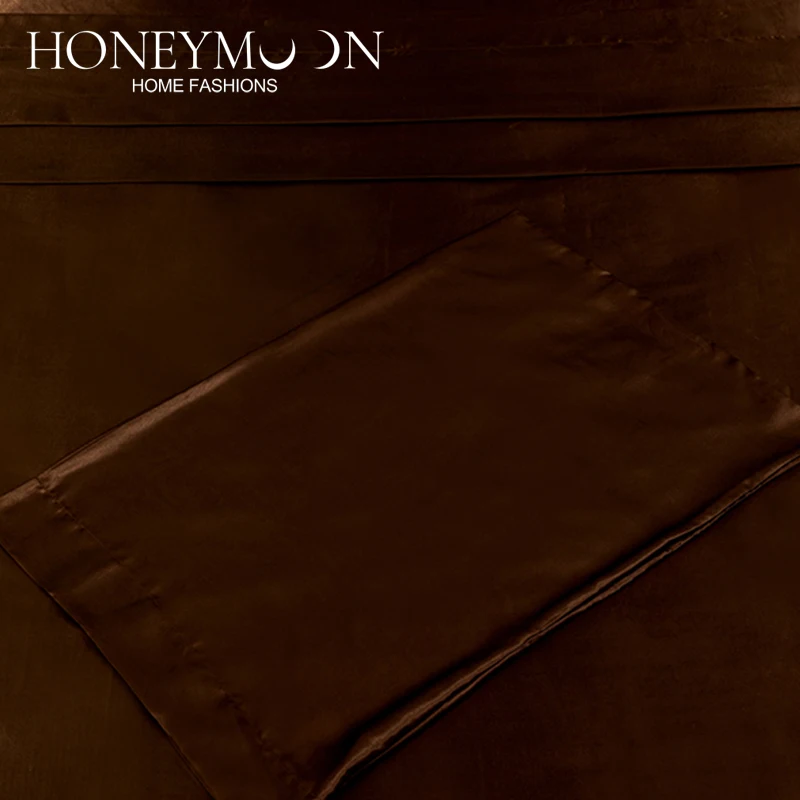 Silky Smooth Satin Sheet Set 4Piece/Satin Fitted Sheet, Flat Sheet, 2 Satin Pillowcase