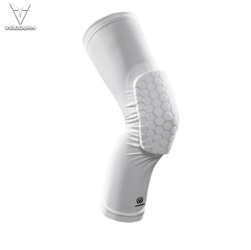 Factory Price Wholesale Compression Basketball Knee Sleeve Support Protector Elastic Kneepad for Sports