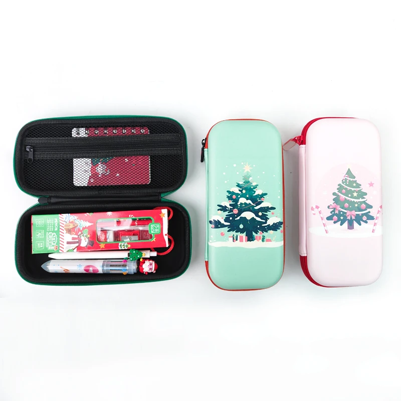 Large capacity zipper eva cute school kids pencil case Eva Large Capacity Stationery Box Stationery Case for kids girls school