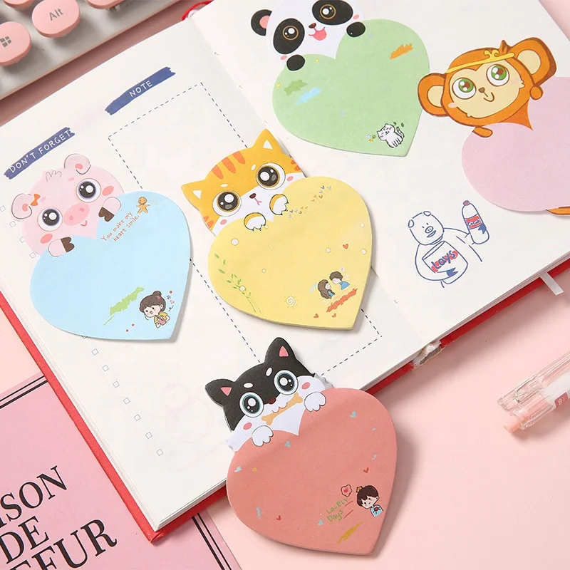 Custom Wholesale Cute Kawaii Creative Supply Stationery Sticky Note