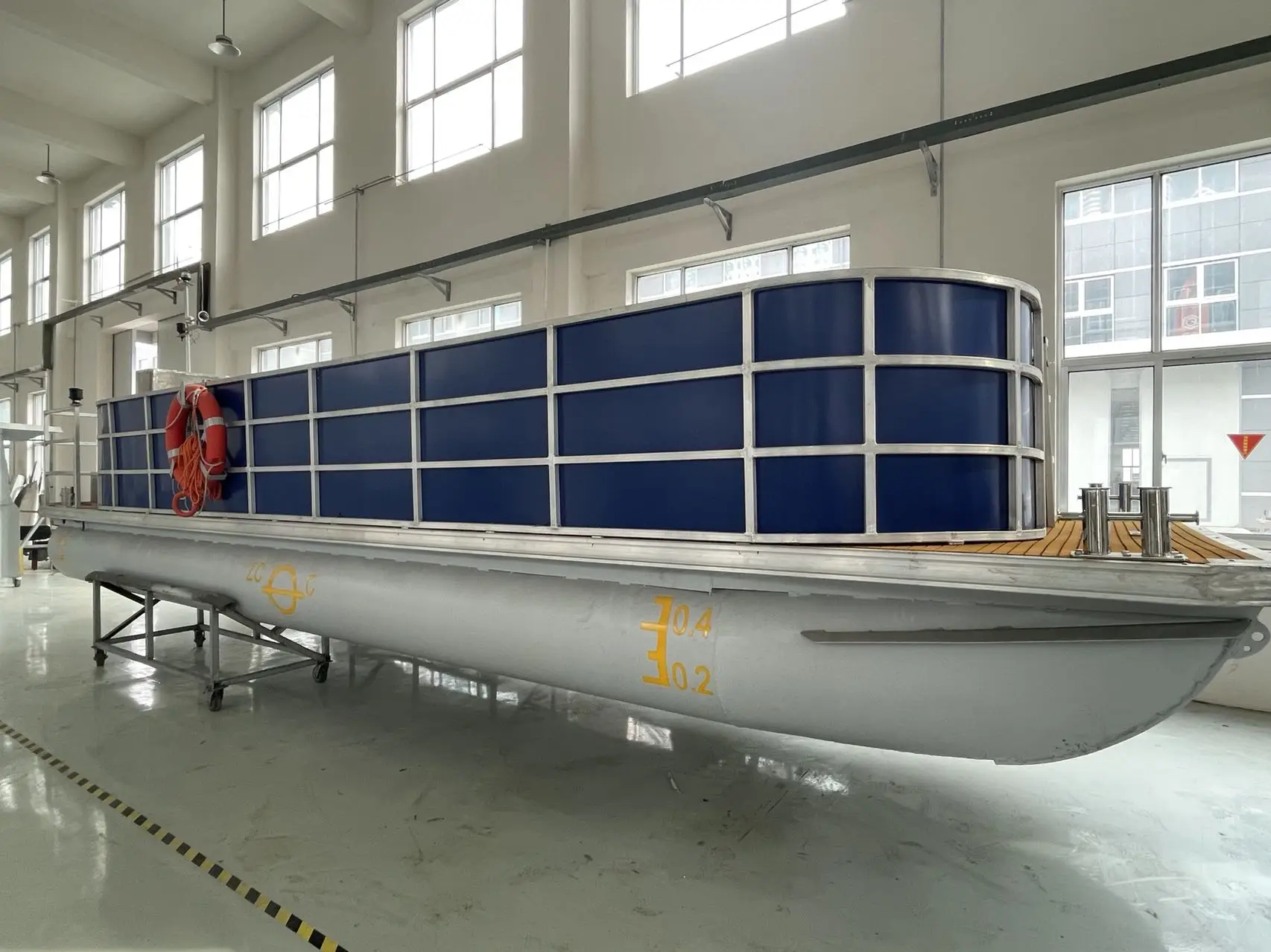 Allsea Pontoon High End Yachts Catamaran 26FT Double Deck Pontoon Party Boat (Cross-border)