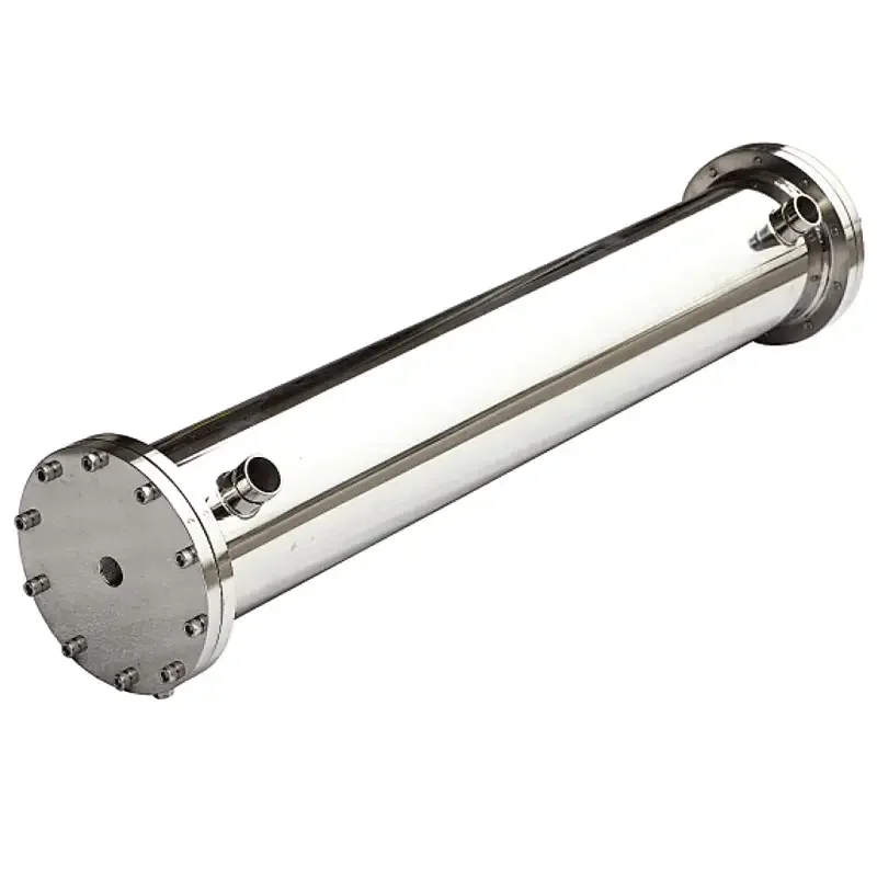 Ss304 316l Flange Stainless Steel Ro Membrane Housing 8040 8080 80120 Ss Pressure Housing Vessels Ro Membrane Shell