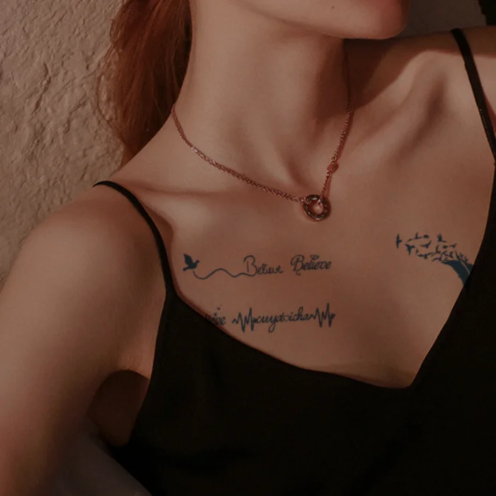 New Arrivals Long Lasting Water Transfer Men Women Realistic Sticker Tattoo Temporary Half Arm