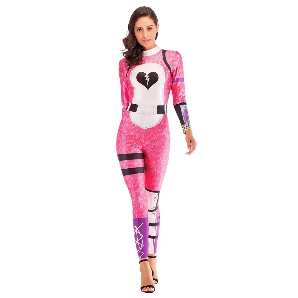 
Sexy Women Print Costumes Tight Bodysuit Accept OEM /ODM N37-7 