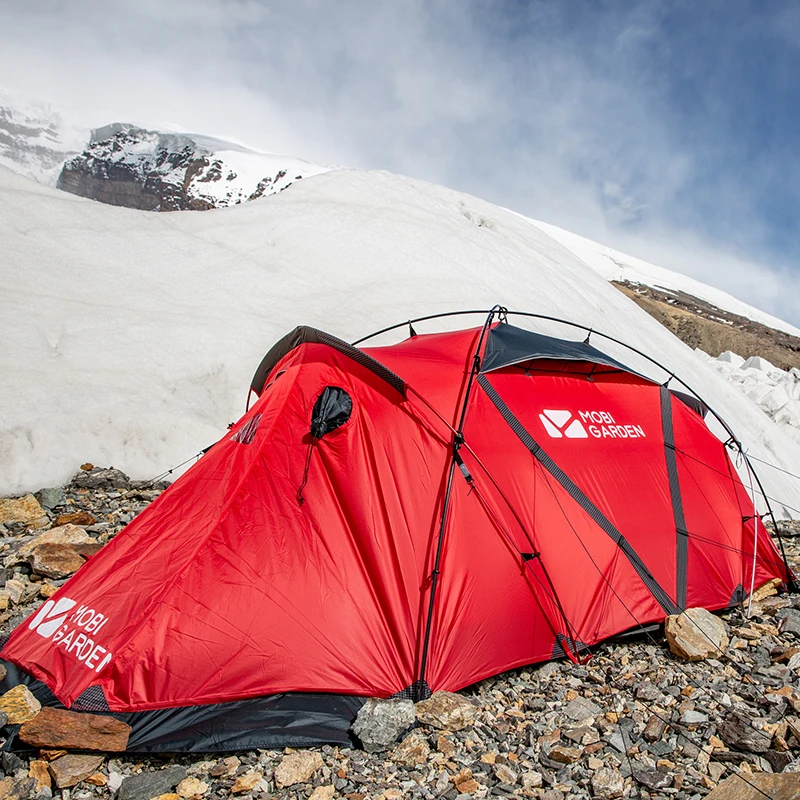 MOBI GARDEN Backpacking Tent Waterproof Rainproof Camping Hiking Snow Mountain