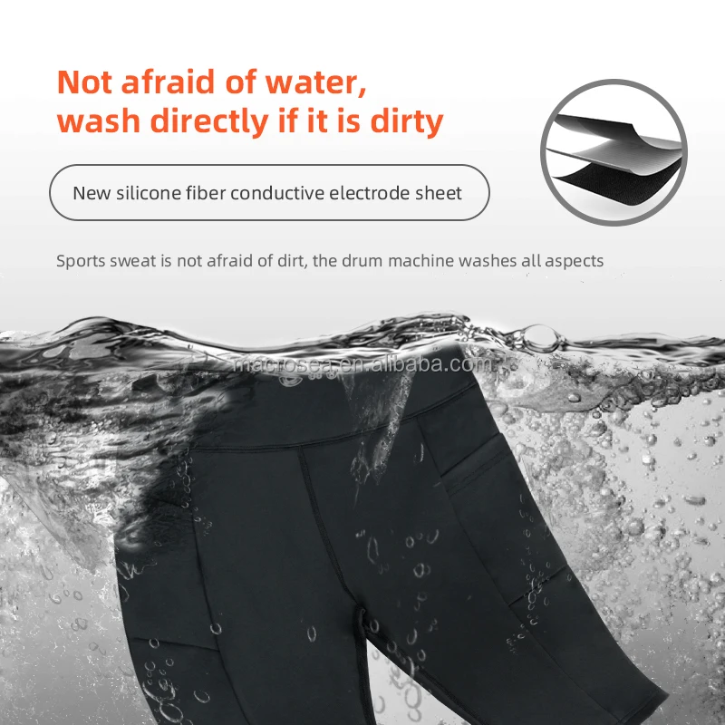 Electric Fitness Garments Weight Loss Belt Fitness Pants Anti Cellulite EMS Shorts for Home Gym Training Workout