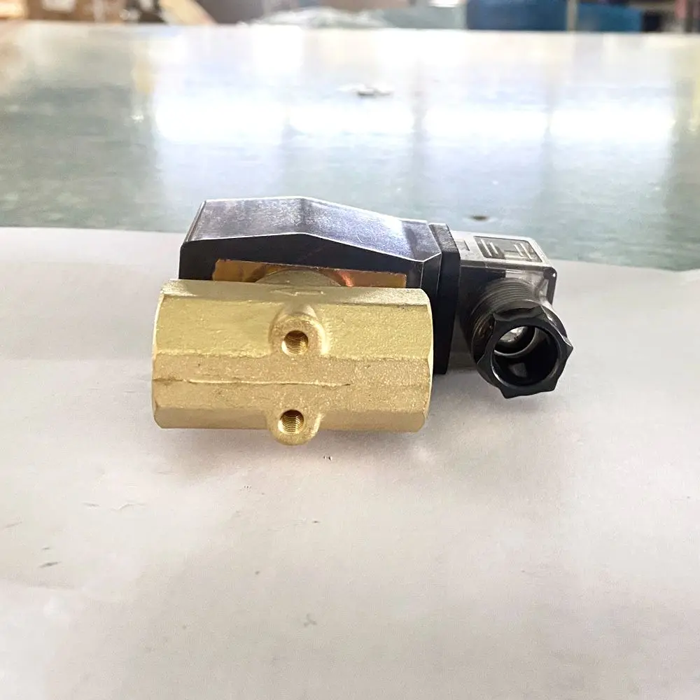 PU-05  7Bar NC 3/8in  zero pressure start Air water oil Brass Solenoid Valve