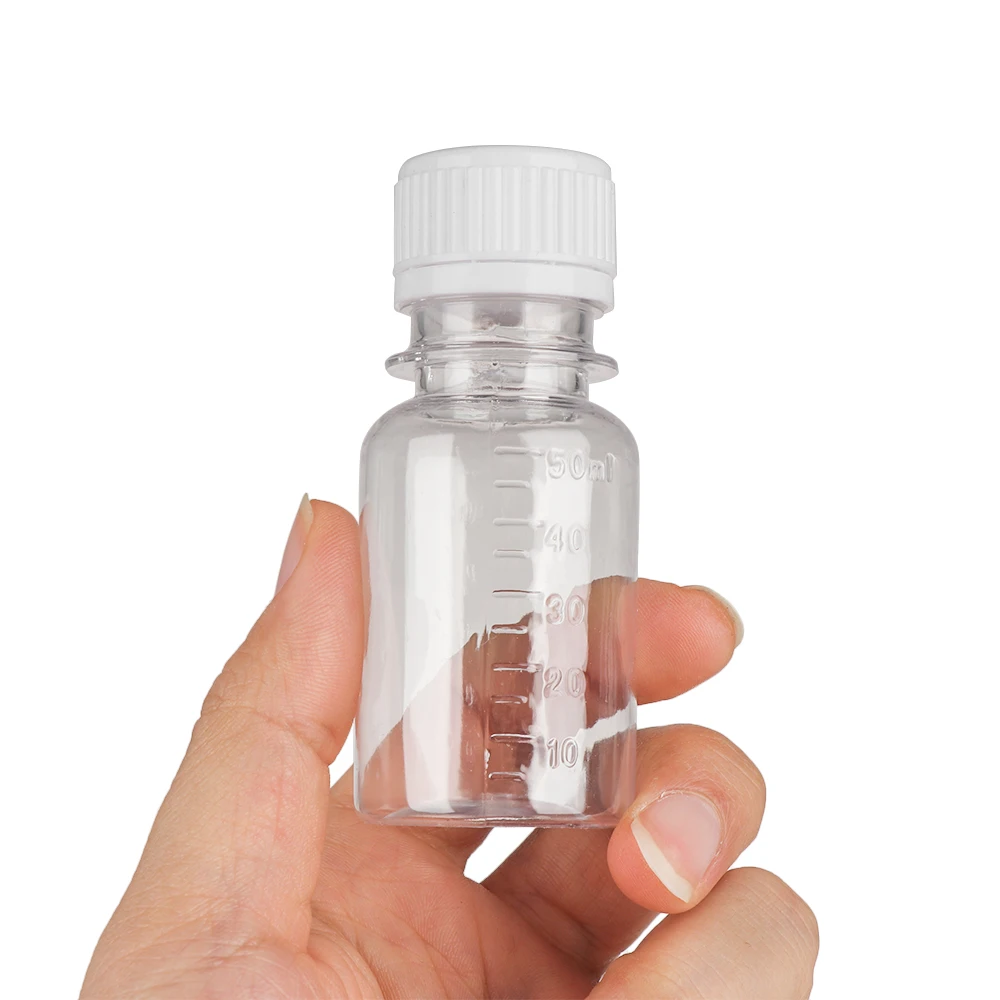 Health Care Toy Candy Pill Capsule VC plastic Bottles Amber Hot Sales 80CC Ring Body Industrial Surface Cap Food
